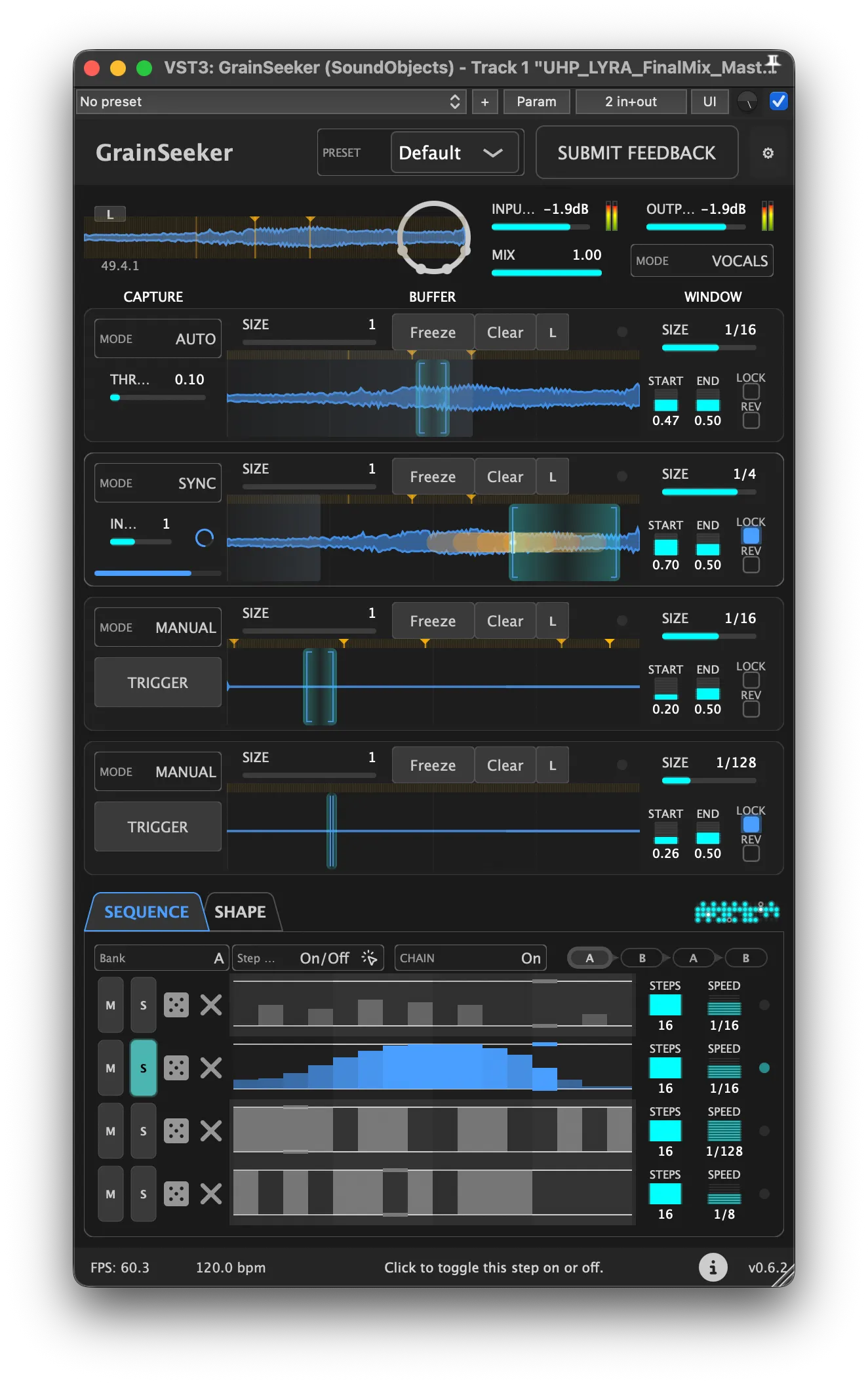 GrainSeeker plugin interface preview